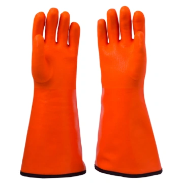 PVC Coated Gloves with gauntlet